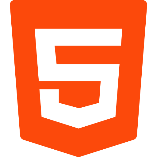 Shows html 5 logo