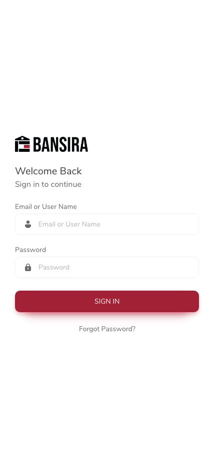 Showing how web app looks in mobile