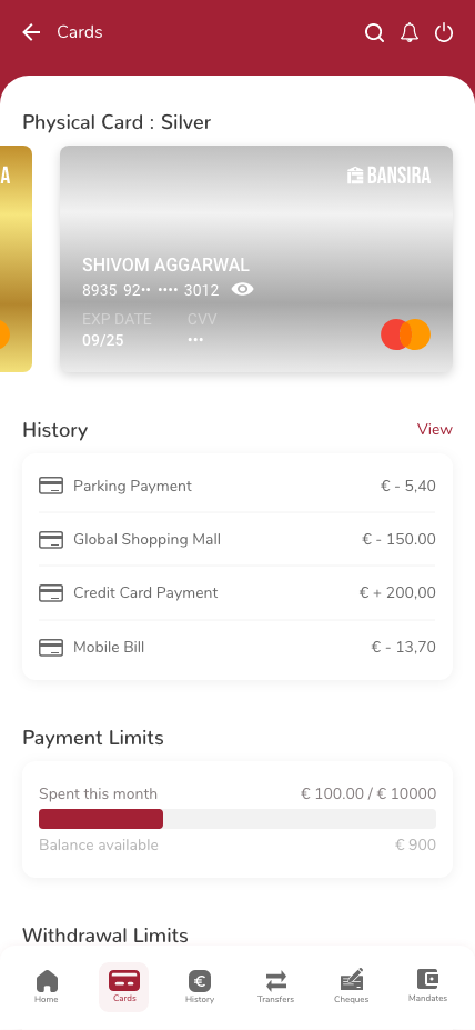 Showing how web app looks in mobile