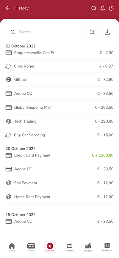 Showing how web app looks in mobile